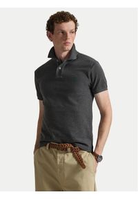Polo Ralph Lauren Polo 710795080008 Szary Slim Fit. Typ kołnierza: polo. Kolor: szary. Materiał: bawełna #1
