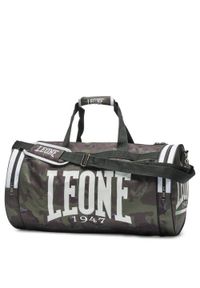 LEONE 1947 - Torba sportowa na zamek Leone Camouflage AC906. Kolor: zielony. Sport: fitness #1
