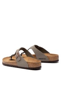 Birkenstock Japonki Gizeh 0043391 Szary. Kolor: szary. Materiał: skóra