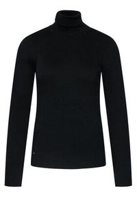 Lauren Ralph Lauren Golf L/s Turtle Neck 200643398011 Czarny Slim Fit. Typ kołnierza: golf. Kolor: czarny. Materiał: bawełna #5