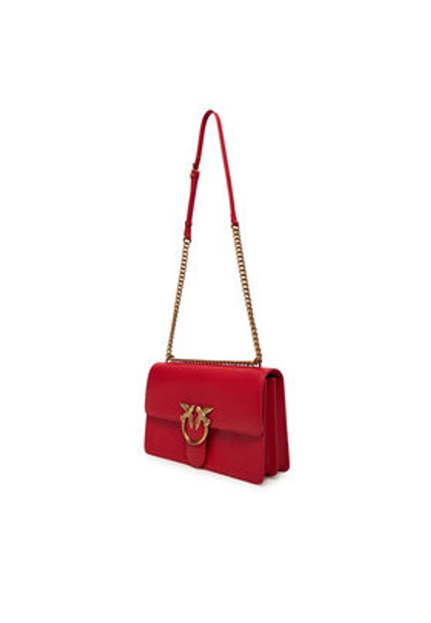 Pinko - PINKO Torebka Love One Classic Dc PE 25 PCPL 100941 A0F1 Czerwony. Kolor: czerwony. Materiał: skórzane