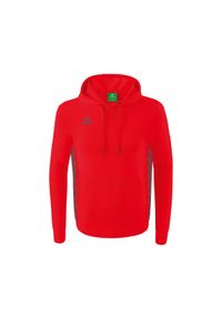 ERIMA - Bluza dziecięca z kapturem Erima Essential Team. Typ kołnierza: kaptur. Kolor: czerwony