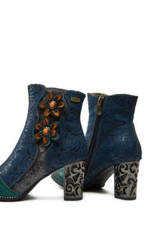 Laura Vita Botki Ledao 34 Niebieski. Kolor: niebieski. Materiał: skóra