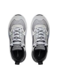 Calvin Klein Jeans Sneakersy Retro Tennis Low Lace Mix Ml Sat YW0YW01307 Czarny. Kolor: czarny. Materiał: materiał