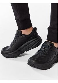 HOKA - Hoka Sneakersy M Bondi Sr 1110520 Czarny. Kolor: czarny. Materiał: skóra #8