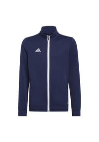Adidas - Entrada 22 Track Jacket. Kolor: niebieski. Materiał: materiał. Sport: piłka nożna #1