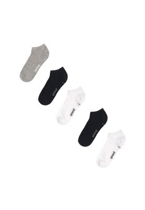 Sprandi Zestaw 5 par niskich skarpet unisex 0MB-001-AW23 (5-pack) Kolorowy. Materiał: bawełna. Wzór: kolorowy