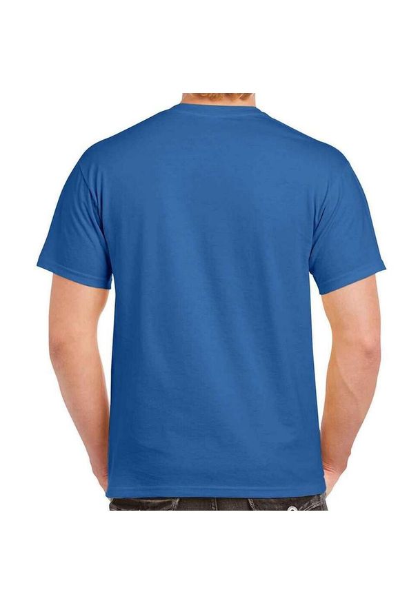GILDAN - Ultra Bawełniana Koszulka Unisex Dla Dorosłych. Kolor: niebieski. Materiał: bawełna