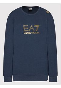 EA7 Emporio Armani Bluza 8NTM45 TJ9RZ 1554 Granatowy Regular Fit. Kolor: niebieski. Materiał: syntetyk #2