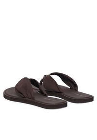 TOMMY HILFIGER - Tommy Hilfiger Japonki Th Scandi Soft Summer Sandal FW0FW09421 Brązowy. Kolor: brązowy. Materiał: materiał #2
