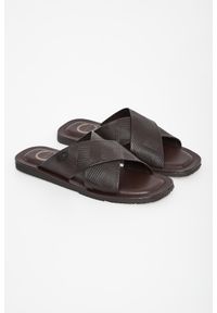 CESARE CASADEI - Klapki męskie skórzane CESARE CESADEI. Materiał: skóra #1