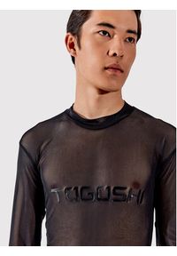 Togoshi Longsleeve TG22-TSML001 Czarny Relaxed Fit. Kolor: czarny. Materiał: bawełna. Długość rękawa: długi rękaw