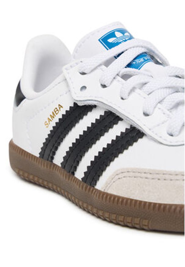 Adidas - adidas Sneakersy Samba Og Cf El I JQ3191 Biały. Kolor: biały. Materiał: skóra