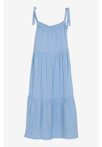 Cellbes - Sukienka letnia z bawełny ekologicznej. Kolor: niebieski. Materiał: bawełna. Sezon: lato #2