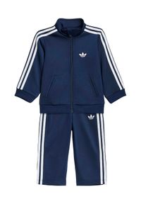 Adidas - adidas Dres Firebird KG3884 Granatowy Regular Fit. Kolor: niebieski. Materiał: syntetyk #1