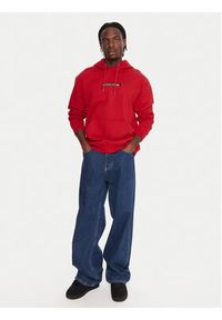 Quiksilver Bluza Dna EQYFT05121 Czerwony Oversize. Kolor: czerwony. Materiał: bawełna #5