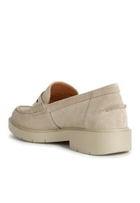 Geox Loafersy D Spherica Ec1 B D65DKB 00022 C5004 Beżowy. Kolor: beżowy. Materiał: zamsz, skóra #4