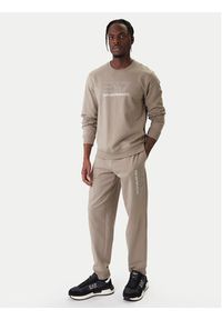 EA7 Emporio Armani Bluza 7M001312 AF13512 U6167 Beżowy Regular Fit. Kolor: beżowy. Materiał: bawełna #3