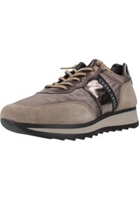 QUERCETTI - Buty CETTI C849SRA INV26 Brązowy. Kolor: brązowy. Materiał: tkanina, skóra. Styl: sportowy