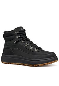 Geox Trekkingi U Granito + Grip B A U46FZD 04554 C9999 Czarny. Kolor: czarny. Materiał: zamsz, skóra. Sport: turystyka piesza
