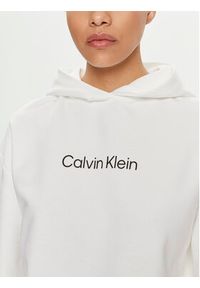 Calvin Klein Bluza Hero Logo K20K205449 Biały Regular Fit. Kolor: biały. Materiał: bawełna