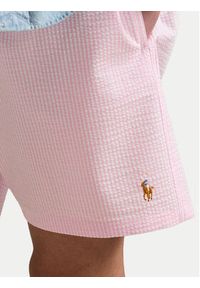 Polo Ralph Lauren Szorty kąpielowe 710957784004 Różowy Classic Fit. Kolor: różowy. Materiał: syntetyk #3