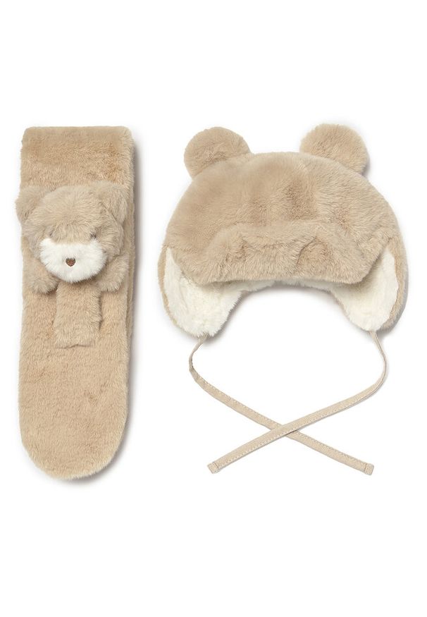 Zestaw Szalik i Czapka Mayoral. Kolor: beżowy