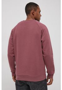 adidas Originals Bluza męska kolor różowy z aplikacją. Okazja: na co dzień. Kolor: różowy. Materiał: bawełna. Długość rękawa: raglanowy rękaw. Wzór: aplikacja. Styl: casual #4