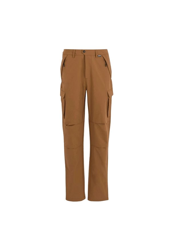 Regatta - Spodnie Męskie Questra Cargo. Kolor: brązowy. Sezon: lato. Sport: turystyka piesza