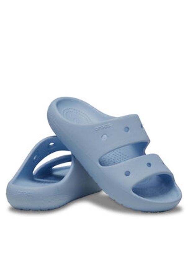 Crocs Klapki Classic Sandal v2 K 209421 Błękitny. Kolor: niebieski