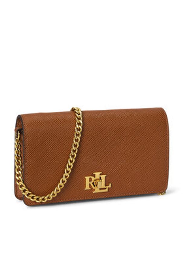 Lauren Ralph Lauren - LAUREN RALPH LAUREN Torebka 432966784007 Brązowy. Kolor: brązowy. Materiał: skórzane