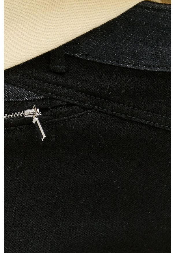 Morgan jeansy damskie medium waist. Kolor: czarny