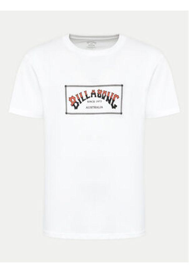 Billabong T-Shirt Arch EBYZT00167 Biały Regular Fit. Kolor: biały. Materiał: bawełna