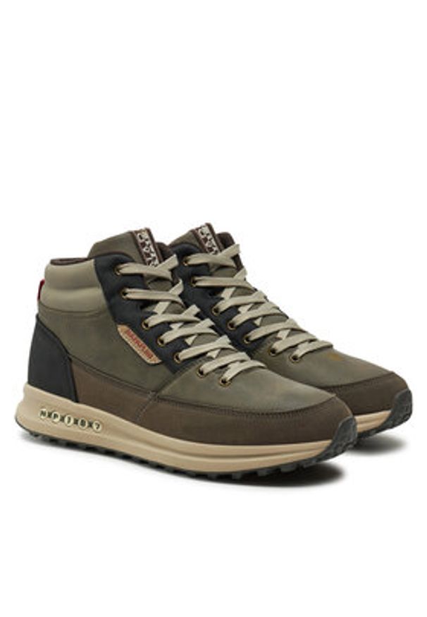 Napapijri Sneakersy Slate NP0A4IJO Szary. Kolor: szary. Materiał: materiał