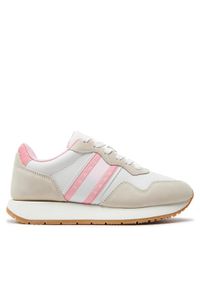 Tommy Jeans Sneakersy Tjw Eva Runner Mat Mix Ess EN0EN02510 Różowy. Kolor: różowy. Materiał: zamsz, skóra