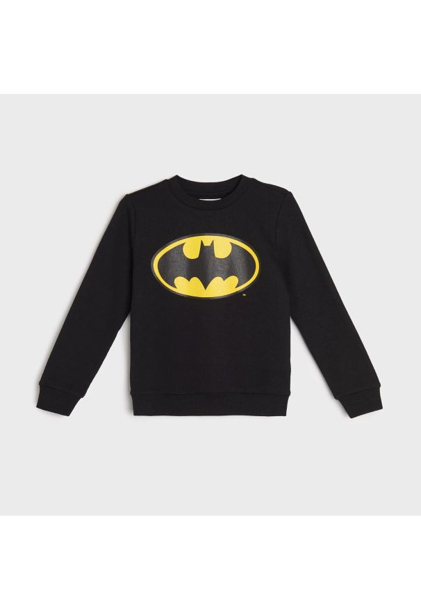 Sinsay - Bluza Batman - Czarny. Kolor: czarny. Wzór: motyw z bajki