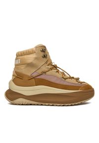 Moon Boot Sneakersy 80D2490030 Brązowy. Kolor: brązowy. Materiał: skóra