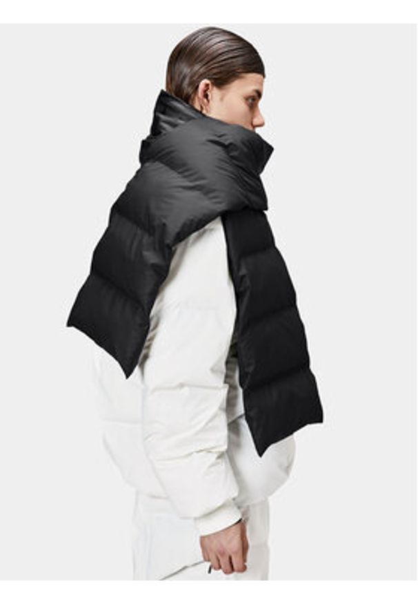 Rains Szalik Harbin Puffer Scarf W2T3 16300 Czarny. Kolor: czarny. Materiał: materiał