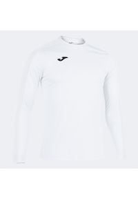 Koszulka do piłki nożnej męska Joma Academy III z długim rękawem. Kolor: biały. Długość rękawa: długi rękaw. Długość: długie