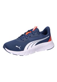 Puma Flexfocus Lite Modern Jr dziecięce trampki niebieskie 37,5. Kolor: niebieski, biały, wielokolorowy. Materiał: syntetyk. Sport: bieganie