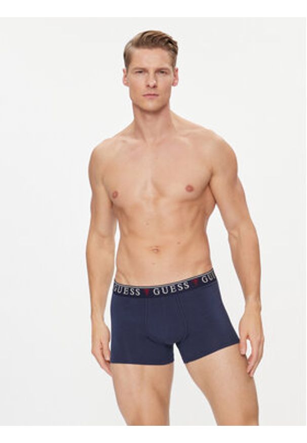 Guess Komplet bokserek U97G01 KCD31 Granatowy. Kolor: niebieski. Materiał: bawełna