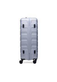 Gino Rossi - GINO ROSSI Walizka duża CEO-GIN-L-003-05-SILVER2 Srebrny. Kolor: srebrny #2