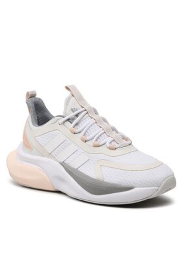 Adidas - adidas Sneakersy AlphaBounce+ HP6147 Beżowy. Kolor: beżowy. Materiał: materiał. Model: Adidas Alphabounce