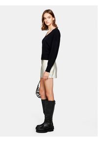 Sisley Sweter 1044M400T Czarny Regular Fit. Kolor: czarny. Materiał: wełna #6