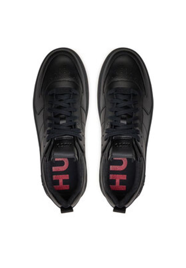Hugo Sneakersy Kilian 50505057 10240740 01 Czarny. Kolor: czarny. Materiał: skóra