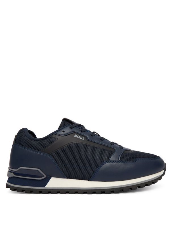 BOSS Sneakersy Parkour-L 50557903 Granatowy. Kolor: niebieski. Materiał: materiał