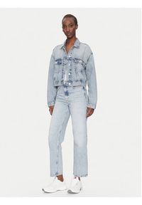Tommy Jeans Kurtka jeansowa DW0DW21289 Niebieski Regular Fit. Kolor: niebieski. Materiał: bawełna #4