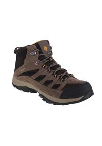 columbia - Buty trekkingowe męskie Columbia Crestwood Mid Waterproof. Zapięcie: sznurówki. Kolor: wielokolorowy, brązowy. Materiał: guma, skóra, tkanina, zamsz, materiał, syntetyk. Szerokość cholewki: normalna