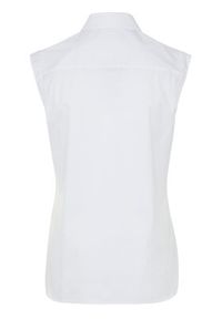 Seidensticker Koszula 60.127406 Biały Slim Fit. Kolor: biały. Materiał: bawełna #5