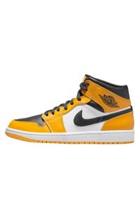 Buty do chodzenia dla dorosłych Air Jordan 1 Mid Taxi. Kolor: biały. Sport: turystyka piesza